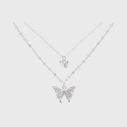 Silver Butterfly Necklace