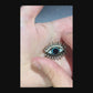 Small Blue Evil Eye Pin Brooch