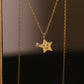 Minimalist CZ Star Pendent Necklace, Star Necklace, Dainty Gold Necklace, Minimalist Silver Necklace, Celestial Necklace, Star Jewellery,