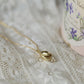 Minimalist Sterling Silver Tulip Pendent Necklace - Flower Charm Necklace - Dainty 18k Gold Necklace - Delicate Gold Necklace - Gift For Her