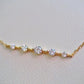 Dainty Gold Crystal Bracelet - Minimalist Crystal Bracelet - Delicate Thin Bracelet -Sterling Silver Bracelet -Dainty Bracelet -Gift For Her