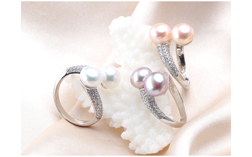 Buy Silver Pearl Ring, Natural Pearl Ring, Vintage Pearl Ring, 925 Sterling  Silver Pearl Ring, Gemstone Ring, Birthstone Ring, Gift for Her Online in  India - Etsy