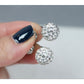Double Ball Crystal Jacket Earrings