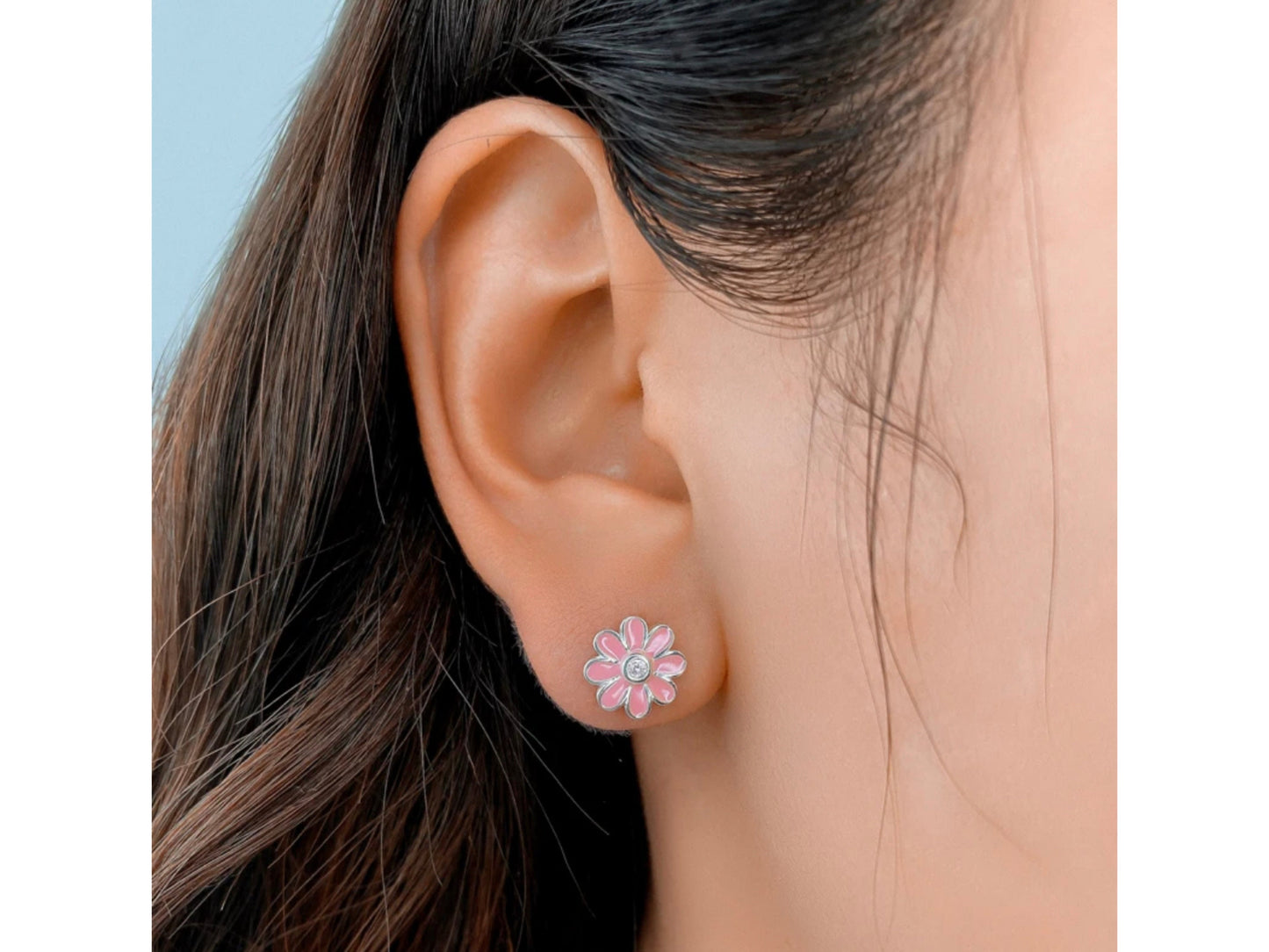 Dainty Daisy Flower Earrings