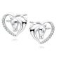 Unicorn Heart Stud Earrings