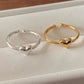 Sterling Silver Heart Pinky Ring