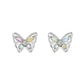 Tiny Colourful Butterfly Earrings