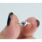 Sterling Silver Heart Pinky Ring