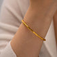 Bamboo Bangle Cuff Bracelet