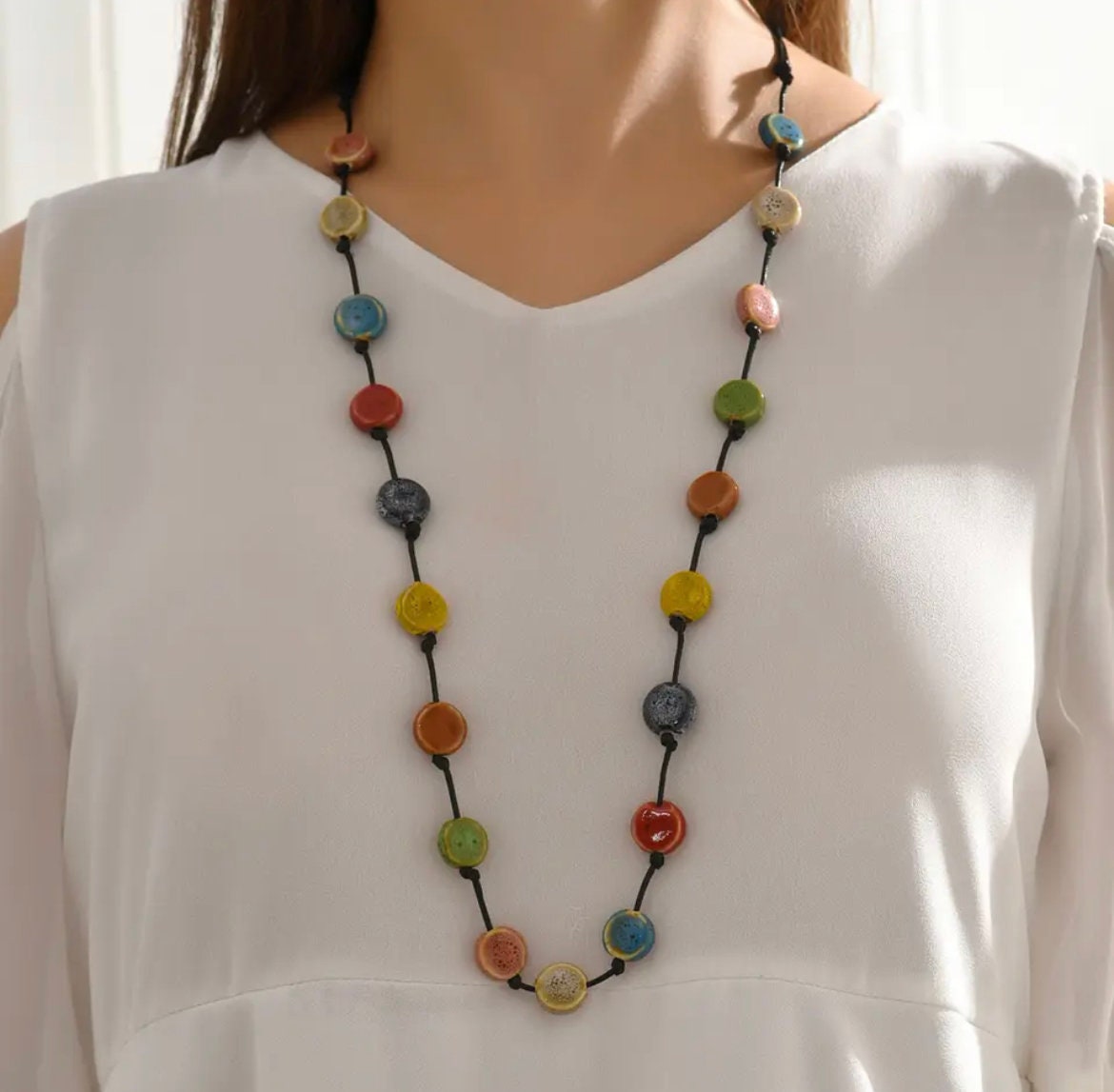 Bohemian Long Sweater Necklace